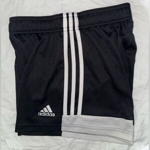 Adidas Black and White Athletic Shorts